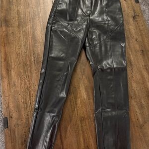 Wilfred Rebel Black Leather Pants Size 0